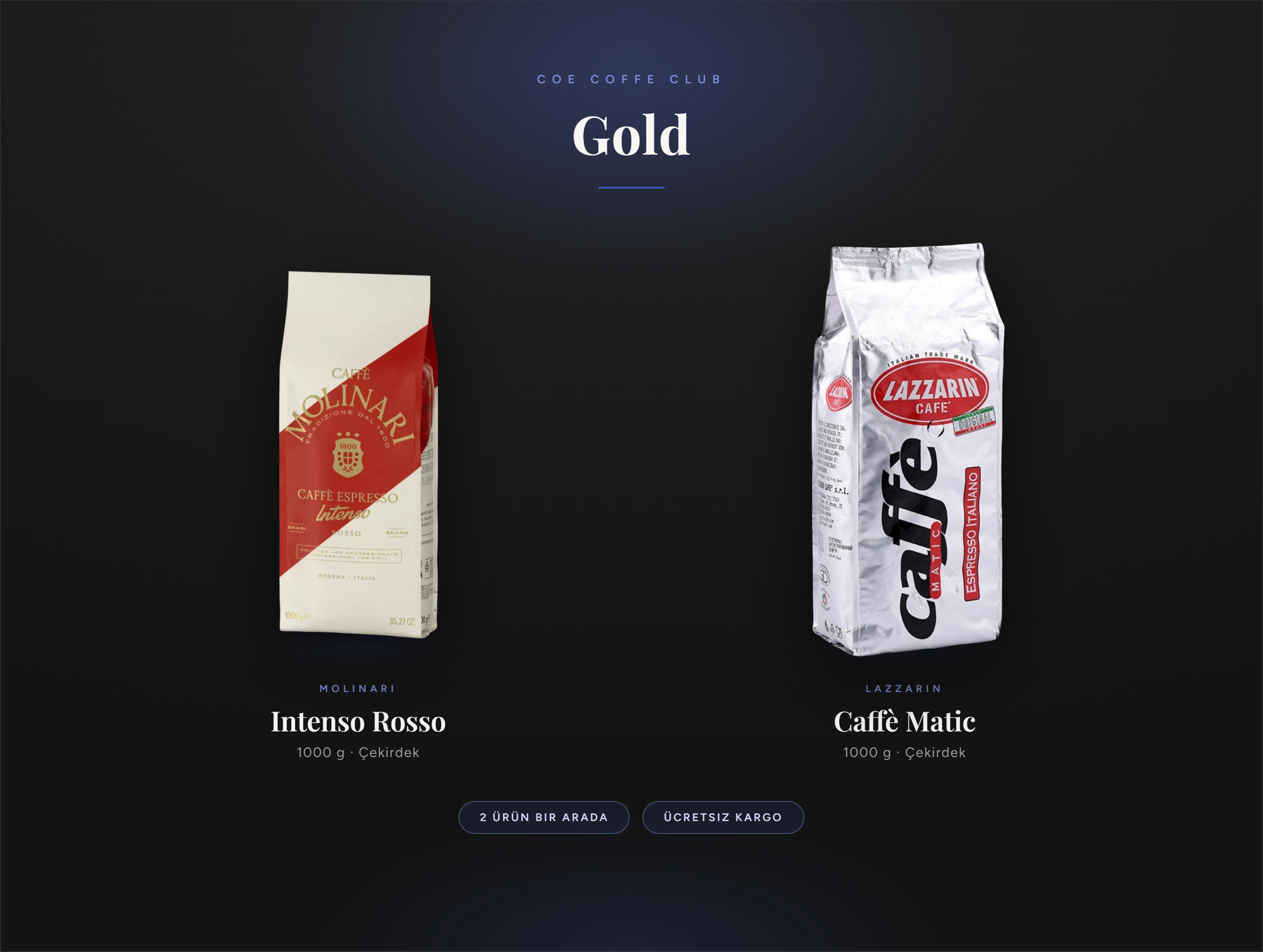 Coe Coffee Club Gold Pack