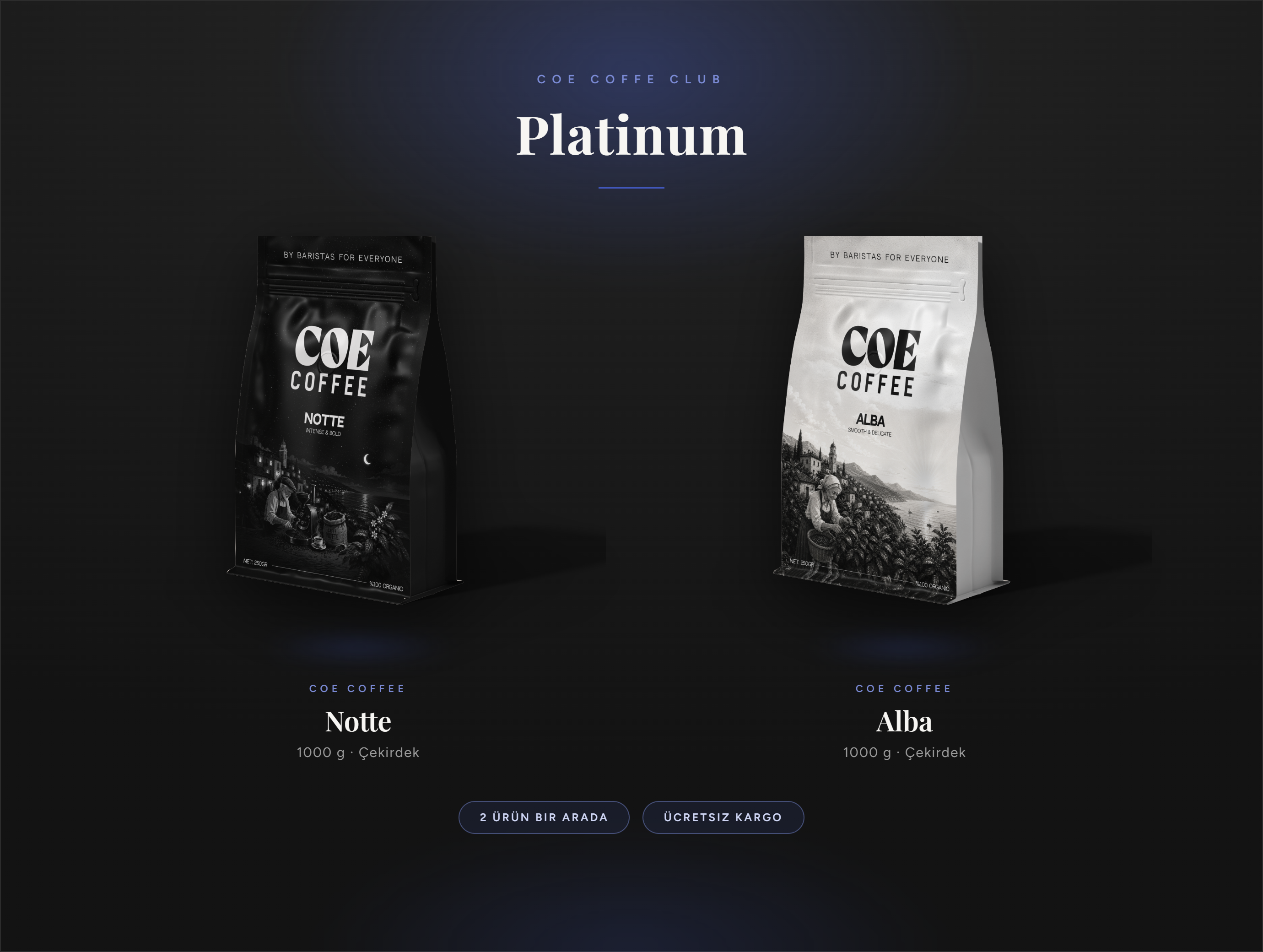 COE Coffee Club Platinum Pack
